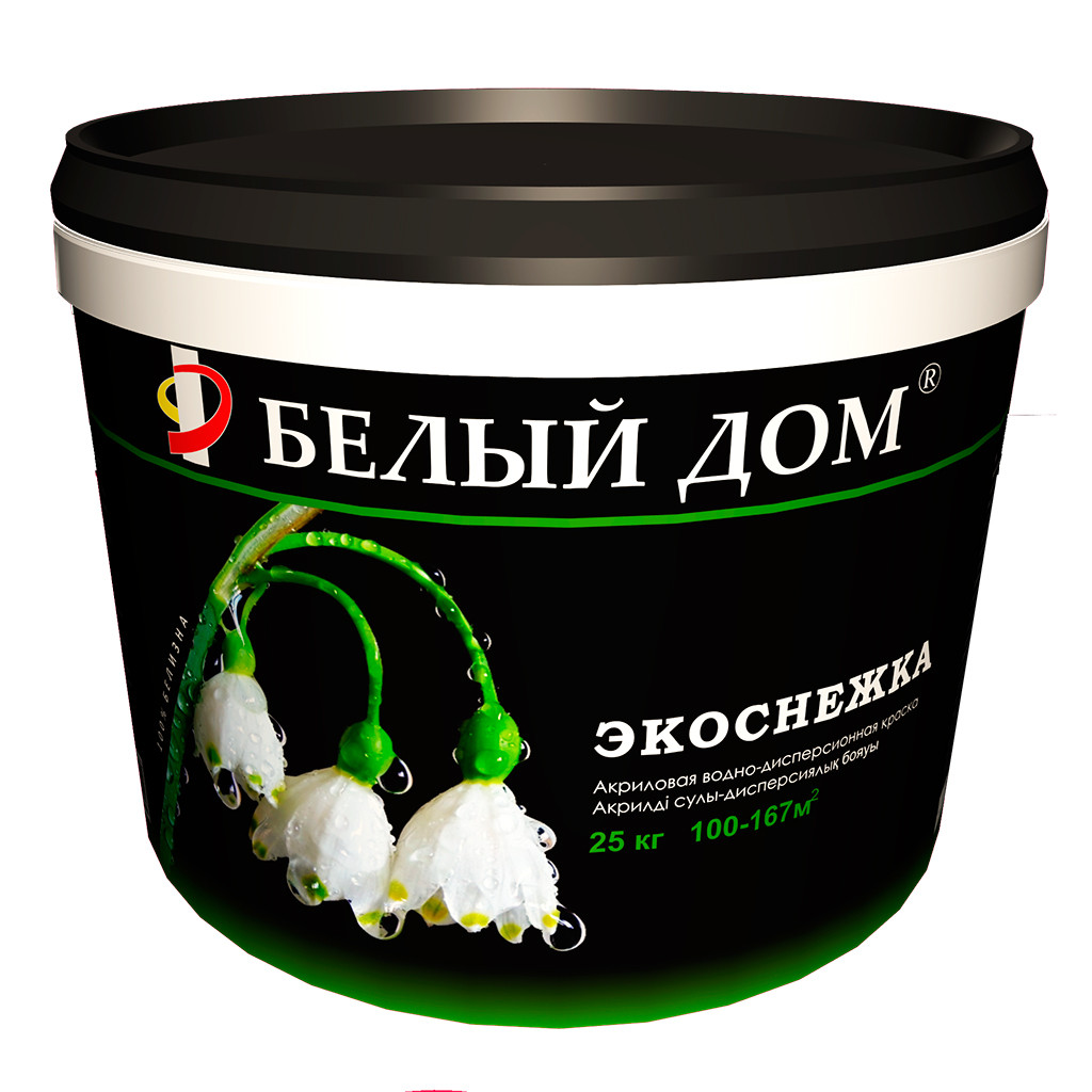 Водоэмульсия "ЭКОСНЕЖКА": продажа, цена в Алматы. Строительные краски ...