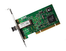 Серверный PCI адаптер Gigabit Ethernet с  оптическим интерфейсом совместим с  32/64-битной шиной PCI , обеспеч