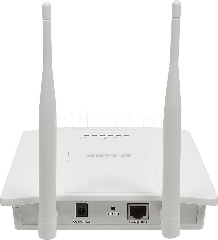 D-Link DAP-2360 Беспроводная точка доступа AirPremier 802.11b/g/n до 300Мбит с поддержкой PoE 