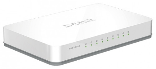 Неуправляемый коммутатор D-Link с 8 портами