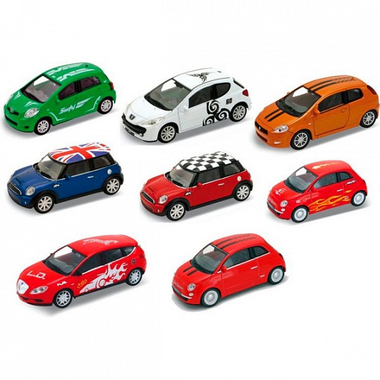 Welly 44000S Велли Модель машины тюнинг 1:43 в ассорт., 8 моделей