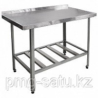 Стол разделочный СТАНДАРТ НК с бортом СРОб-18/6СНК-М 1800х600х915(935) мм., полка-решетка