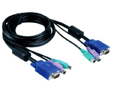 Комплект кабелей D-Link для KVM переключателей длина 3 метров