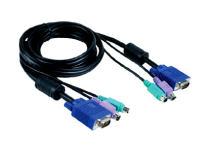 Комплект кабелей D-Link для KVM переключателей длина 4,5 метров