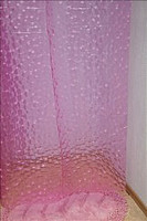 Штора для ванной ромбы розовая Аквалиния 1,8*1,8 (3D-140) - фото 1 - id-p45462242