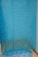 Штора для ванной ромбы синяя Аквалиния 1,8*1,8 (3D-140)
