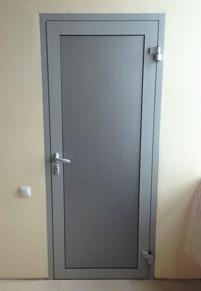 Дверь алюминиевая одностворчатая - фото 3 - id-p43128895
