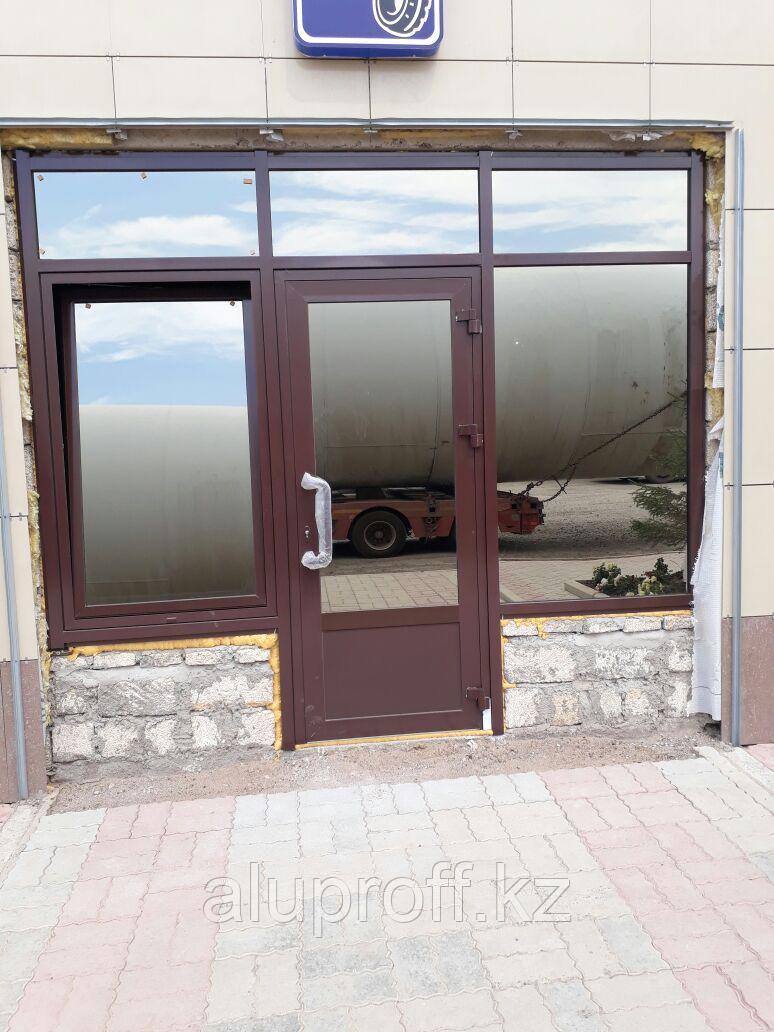 Алюминиевые двери теплые - фото 1 - id-p45465651