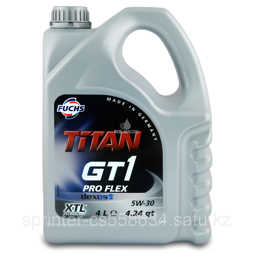 Моторное масло TITAN GT1 PRO FLEX 5w30 4 литра