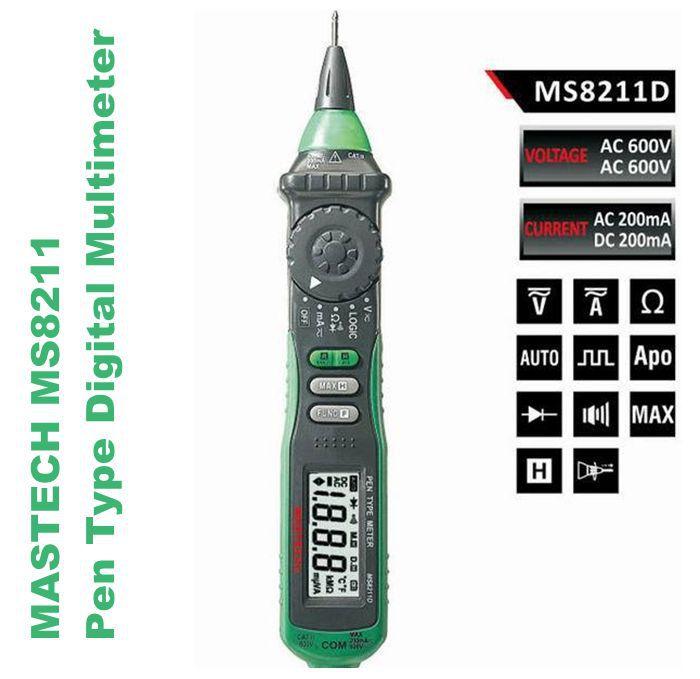 MASTECH MS8211D Цифровой мультиметр - пробник - фото 4 - id-p45471624