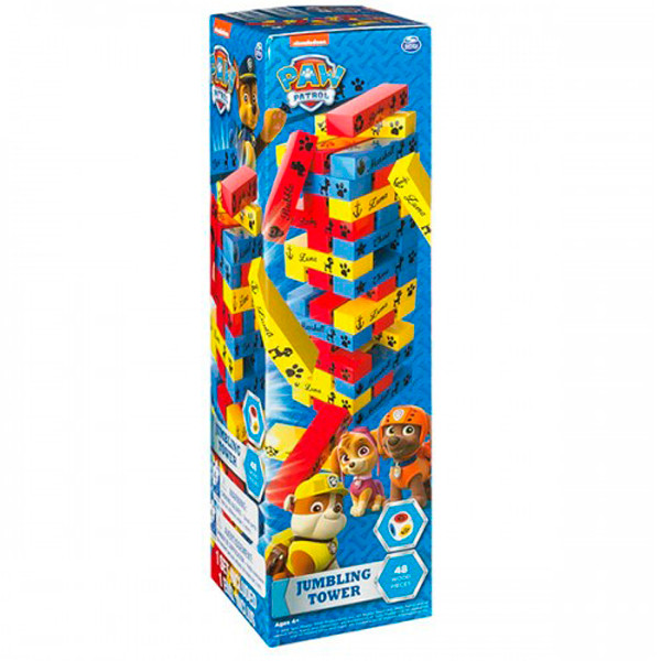 Spin Master 6035863 Настольная игра "Построй башню Щенячий Патруль"