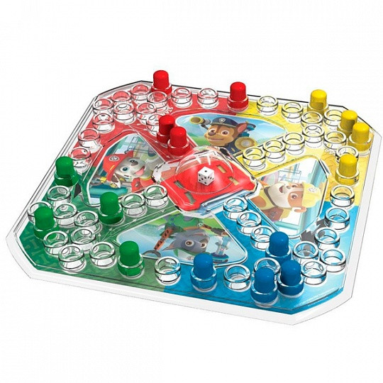Spin Master 6036439 Настольная игра 2-в-1 с кубиком и фишками + карточки Memory Щенячий Патруль