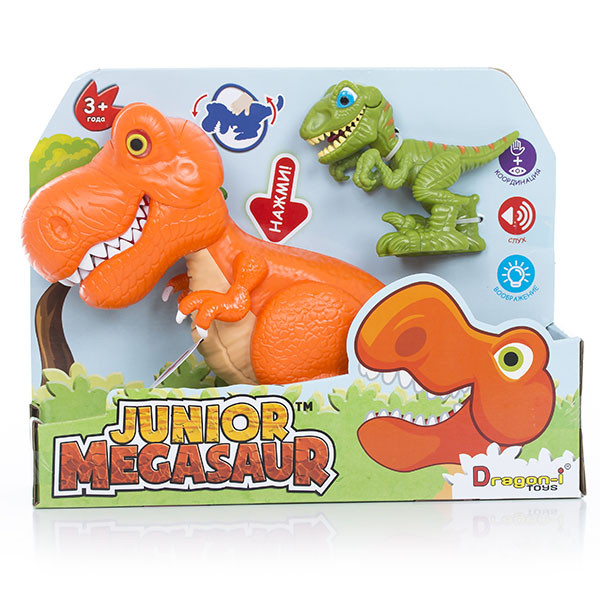 Junior Megasaur 16922 2 динозавра, световые и звуковые эффекты