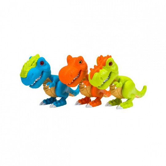 Junior Megasaur 80079 Динозавр, 3 в ассортименте, световые и звуковые эффекты