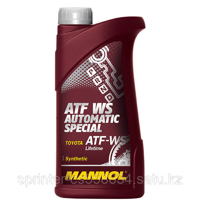Трансмиссионное масло MANNOL ATF WS Automatic Special 1 литр