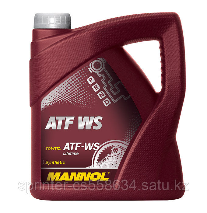 Трансмиссионное масло MANNOL ATF WS Automatic Special 4 литра
