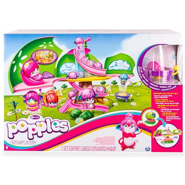 Popples 56307 Малыши-прыгуши Игровой набор "Дом на дереве"
