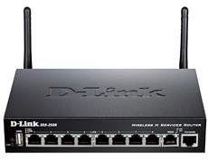 D-Link DSR-250N Беспроводной 802.11n межсетевой экран с поддержкой VPN / - фото 1 - id-p44802887