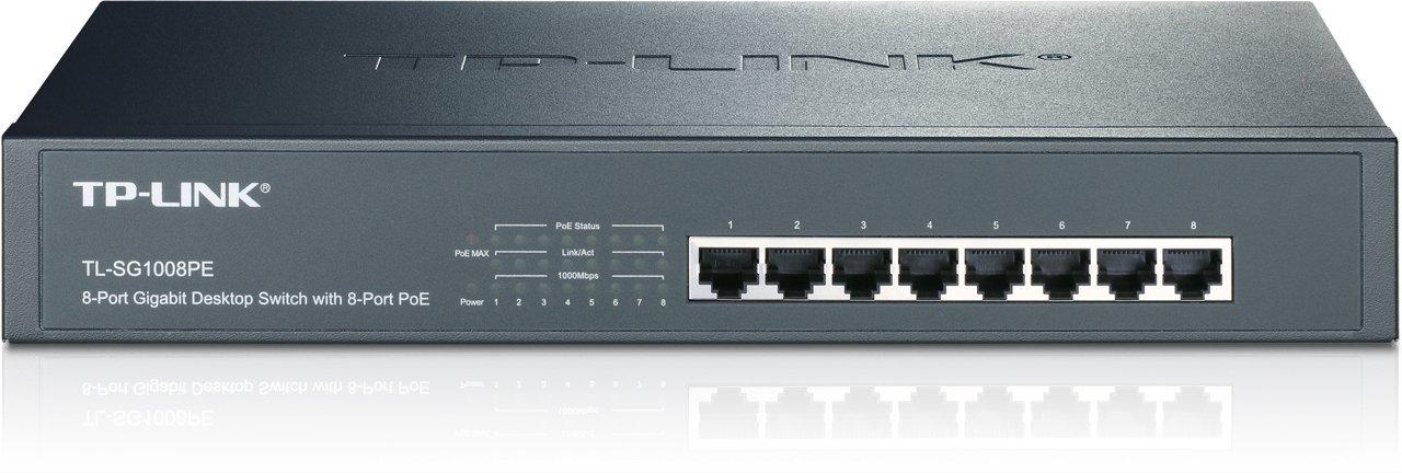 Коммутатор TP-Link 8 портов 10/100/1000 Мбит/с (разъем RJ45)