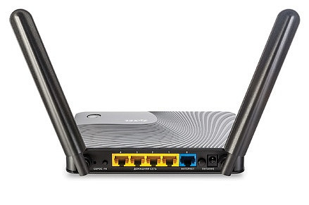 Интернет-центр для выделенной линии Gigabit Ethernet, с двухдиапазонной 2,4 и 5 ГГц точкой доступа Wi-Fi 802.1