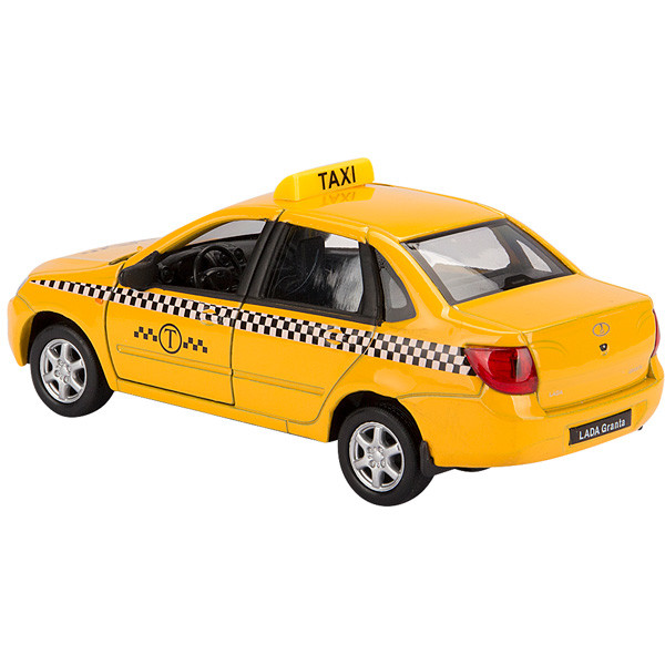 Welly 43657TI модель машины 1:34-39 LADA Granta ТАКСИ