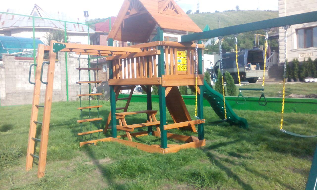 Детский игровой комплекс из дерева - Непоседа - фото 4 - id-p4449733