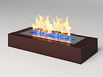 Биокамин Twinkle burgundy