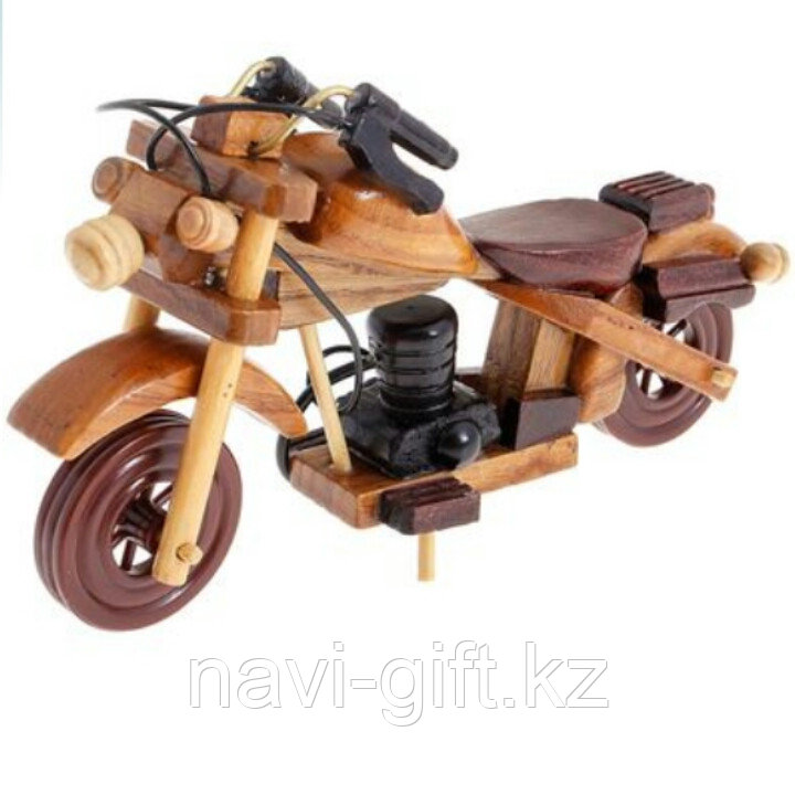 Ретро мотоцикл , Размер 4 см × 16,5 см × 11 см, дерево - фото 1 - id-p45568446