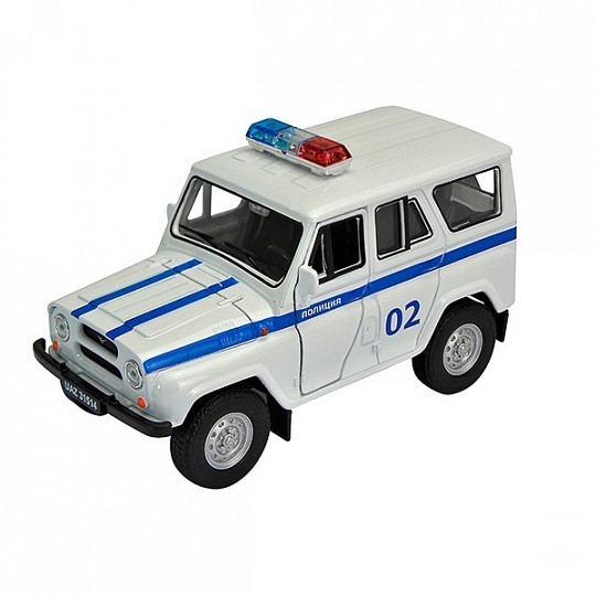 Welly 42380PB Велли Модель машины 1:34-39 УАЗ 31514 Полиция