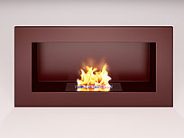 Биокамин Window burgundy