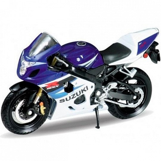 Welly 12803P Велли Модель мотоцикла 1:18 MOTORCYCLE / SUZUKI GSX-R750