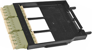 Siemon LS-LC12-01C-BG Ligth Stack Панель LC, 12 волокон, многомод, цвет адаптеров бежевый, черная