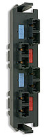 Siemon RIC-F-SC8-01 Quick-Pack Панель с 4 SC duplex адаптерами, 8 волокон, одномод/многомод (для RIC3, SWIC3,
