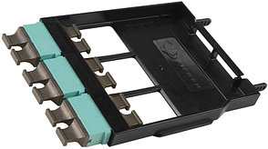 Siemon LS-MP6-01CAQ Ligth Stack Панель с 6 MTP адаптерами (цвет аква), 72 волокна, черная