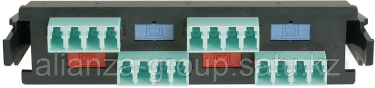 Siemon RIC-F-LCQ16-01C Quick-Pack Панель с 6 LC duplex адаптерами, 16 волокон, многомод, цвет адаптеров аква (для RIC3, SWIC3, FCP3)