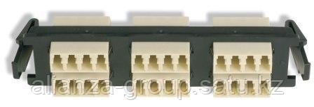 Siemon RIC-F-LC24-01C Quick-Pack Панель с 6 LC quadro адаптерами, 24 волокна, многомод, цвет адаптеров бежевый (для RIC3, SWIC3, FCP3)