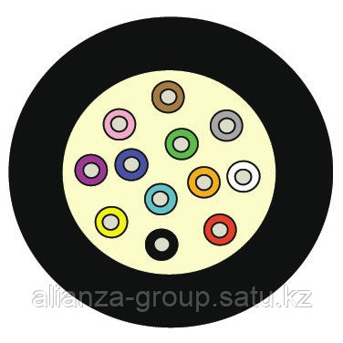 Siemon 9GD5H004C-T301M Кабель волоконно-оптический XGLO 50/125 (OM3) многомодовый, 4 волокна, tight buffer, внутренний/внешний, LSOH3C (IEC 60332-3),