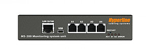 Hyperline MS-200 Блок мониторинга, подключение до 4 датчиков и 4 "сухих контакта"