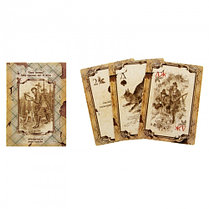 Набор на ремне "Волк" (4 предмета: фляжка, зажигалка, нож, карты), дл. 110 см, фото 2