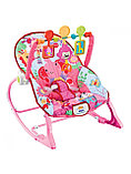 Кресло-качалка с игрушками и вибрацией FitchBaby пингвин, фото 2