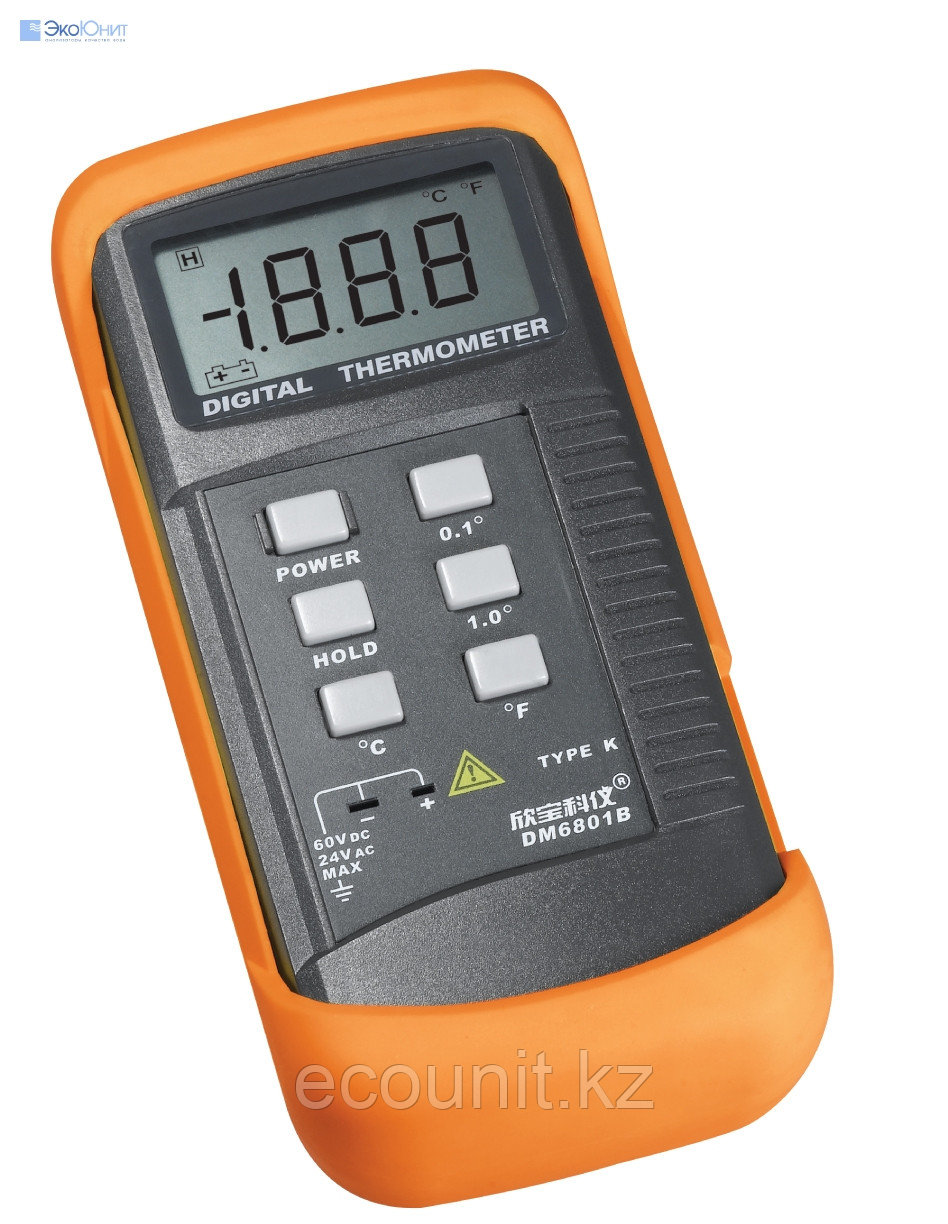 DM6801B Профессиональный термометр с датчиком K-типа