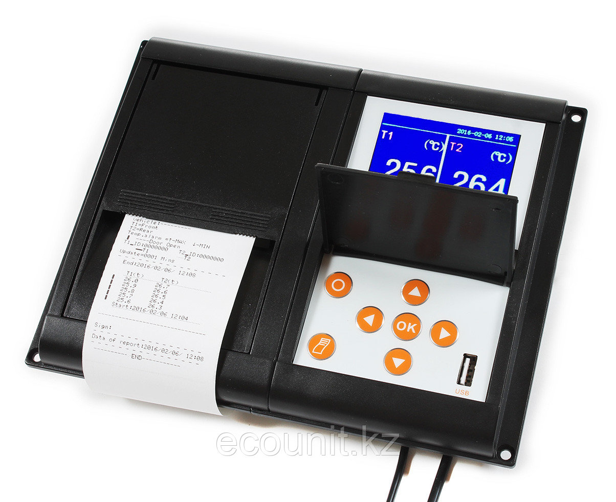 Elitech RMS-010 Регистратор температуры с принтером (термограф) для хранилищ, рефрижераторов и холодильных - фото 2 - id-p27235970