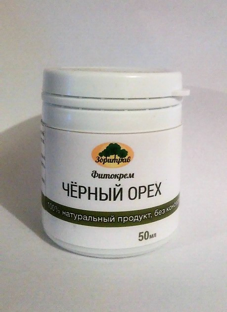 Фитокрем Черный орех, 50мл