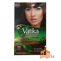 Хна для окрашивания волос Бургунди Ватика (Burgundy Vatika DABUR), 6 шт