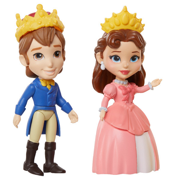 Disney Princess 012570 Принцессы Дисней Набор 4 куклы София Прекрасная Семья 7,5 см