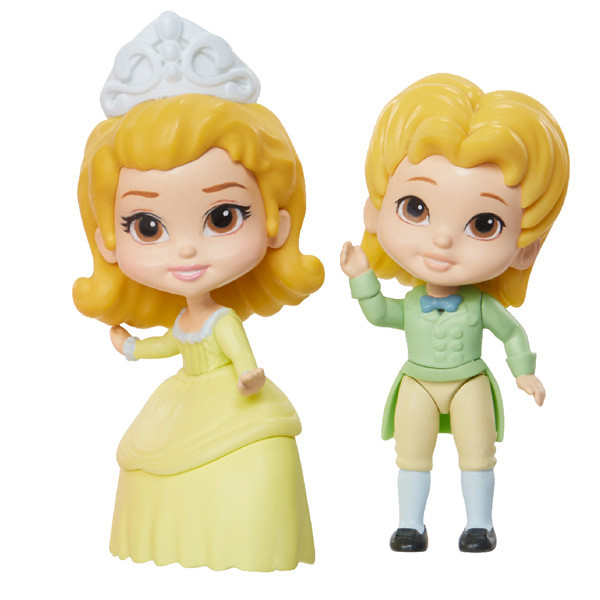 Disney Princess 012570 Принцессы Дисней Набор 4 куклы София Прекрасная Семья 7,5 см