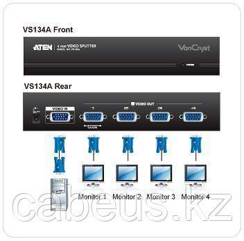 Видео сплиттер ATEN VS134A - фото 4 - id-p45654066