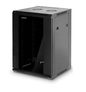 Шкаф настенный, SHIP, 5412.01.100, SE серия, 19'' 12U, 570*450*635 мм, Ш*Г*В, IP20, Чёрный
