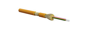 Hyperline FO-DT-IN-62-16-LSZH-OR Кабель волоконно-оптический 62.5/125 (OM1) многомодовый, 16 волокон, плотное