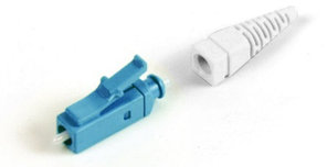 Siemon FC1-LC-SM-B02 Коннектор SC, SM, simplex, для одномодового волокна в буфере, синий, белый хвостовик
